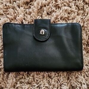Vintage Etienne Aigner Black Wallet